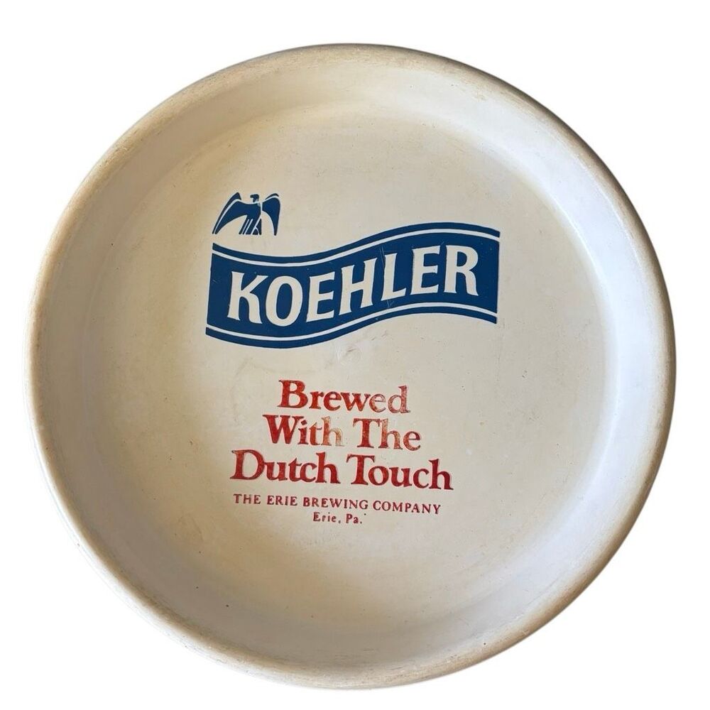 Koehler Brewed With The Dutch Touch Erie Brewing Company Serving Tray